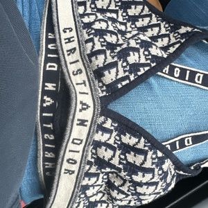 Christian Dior Small Navy Bralette